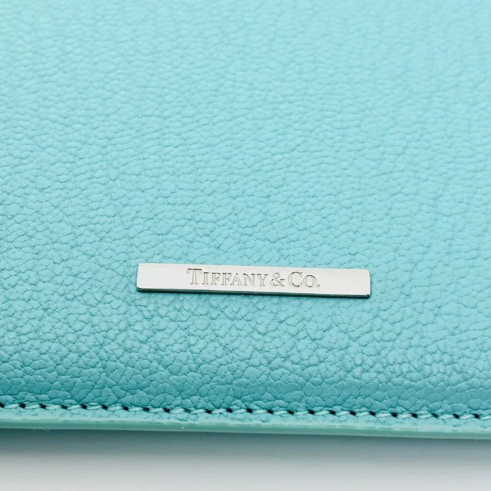 Blue Leather Ipad Tablet Carry Storage Case